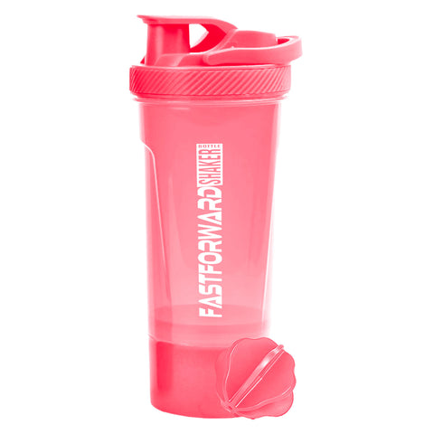 Fitness Sports Classic Protein Mixer Shaker Bottle, BPA-Free & Leakproof with Twist Lock Storage Fast Forward