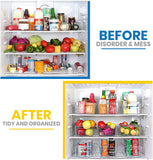 Fridge Organizer 2 Refrigerator Organizer Bins Storage Bins for Freezers Countertops and Cabinets Pantry Organization Fast Forward
