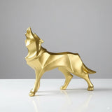 Nordic Miniature Wolf Figurine - Exquisite Animal Ornament for Bedroom & Desktop Fast Forward