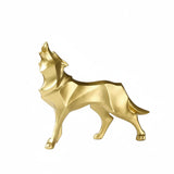 Nordic Miniature Wolf Figurine - Exquisite Animal Ornament for Bedroom & Desktop Fast Forward