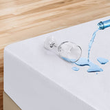 Terry Top Protector Mattress Cover Breathable, Fitted Style with Stretchable Pockets Fast Forward