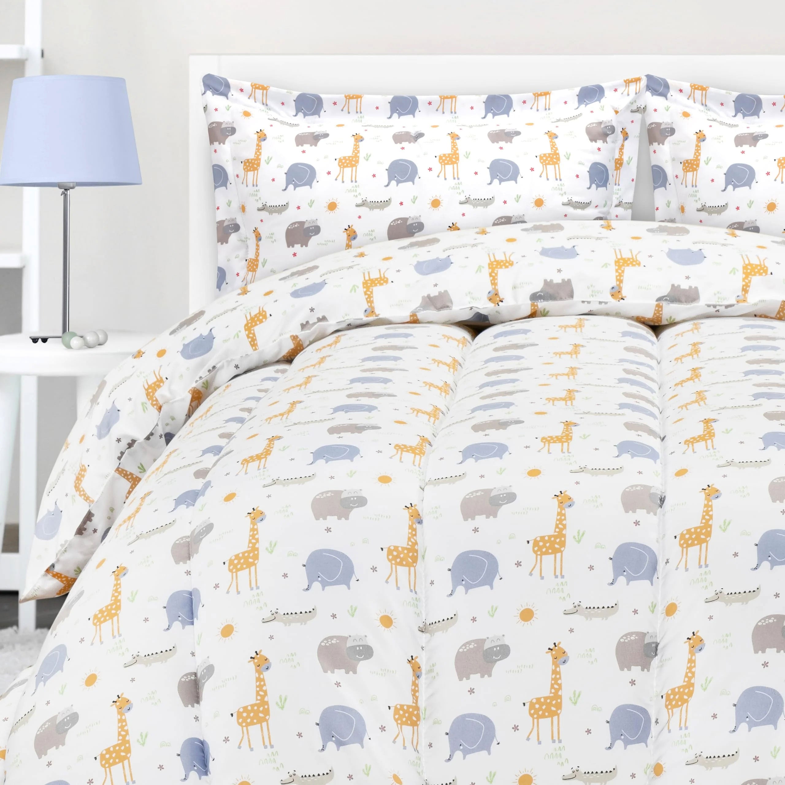 All-Season Comforter - Microfiber Kids Bedding (No Pillowcases), Machine Washable for Boys & Girls