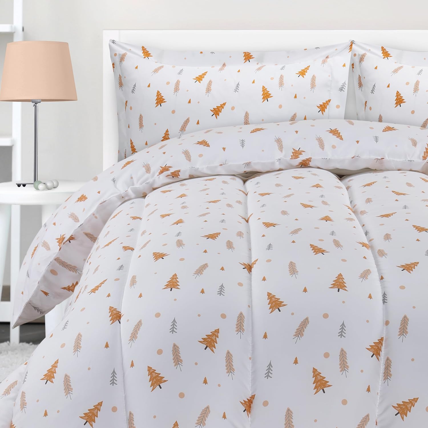 All-Season Comforter - Microfiber Kids Bedding (No Pillowcases), Machine Washable for Boys & Girls