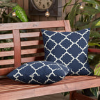 Pack of 2 Moroccan Style Couch Throw Pillow Covers 18x18 Inch – Soft Chenille Cushion Covers for Sofa & Living Room