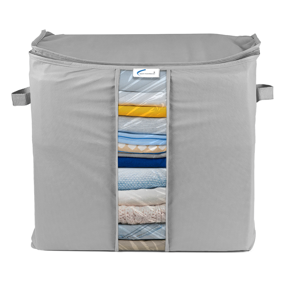 Fast Forward Efficient Wardrobe Solutions: Large Foldable Cloth Storage Bag Fast Forward