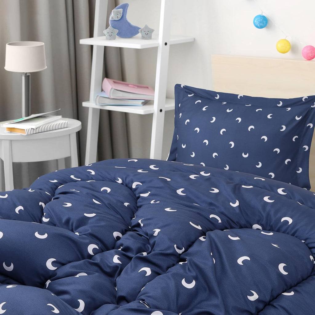 All-Season Comforter - Microfiber Kids Bedding (No Pillowcases), Machine Washable for Boys & Girls