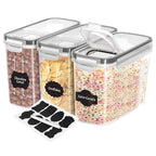 4 liter cereal container airtight food storage dispenser for kitchen pantry size view
