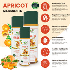 Khoobani Oil - Apricot Kernel Oil - Organic Cold-Pressed 100% Pure for Edible and Carrier Use Land Secret
