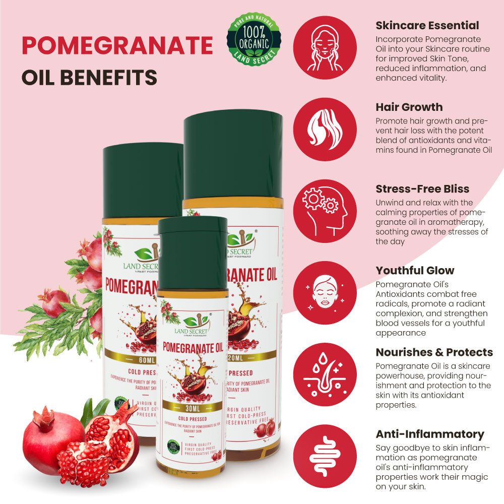 Pomegranate Seed Oil: Nourish Your Skin Naturally Land Secret