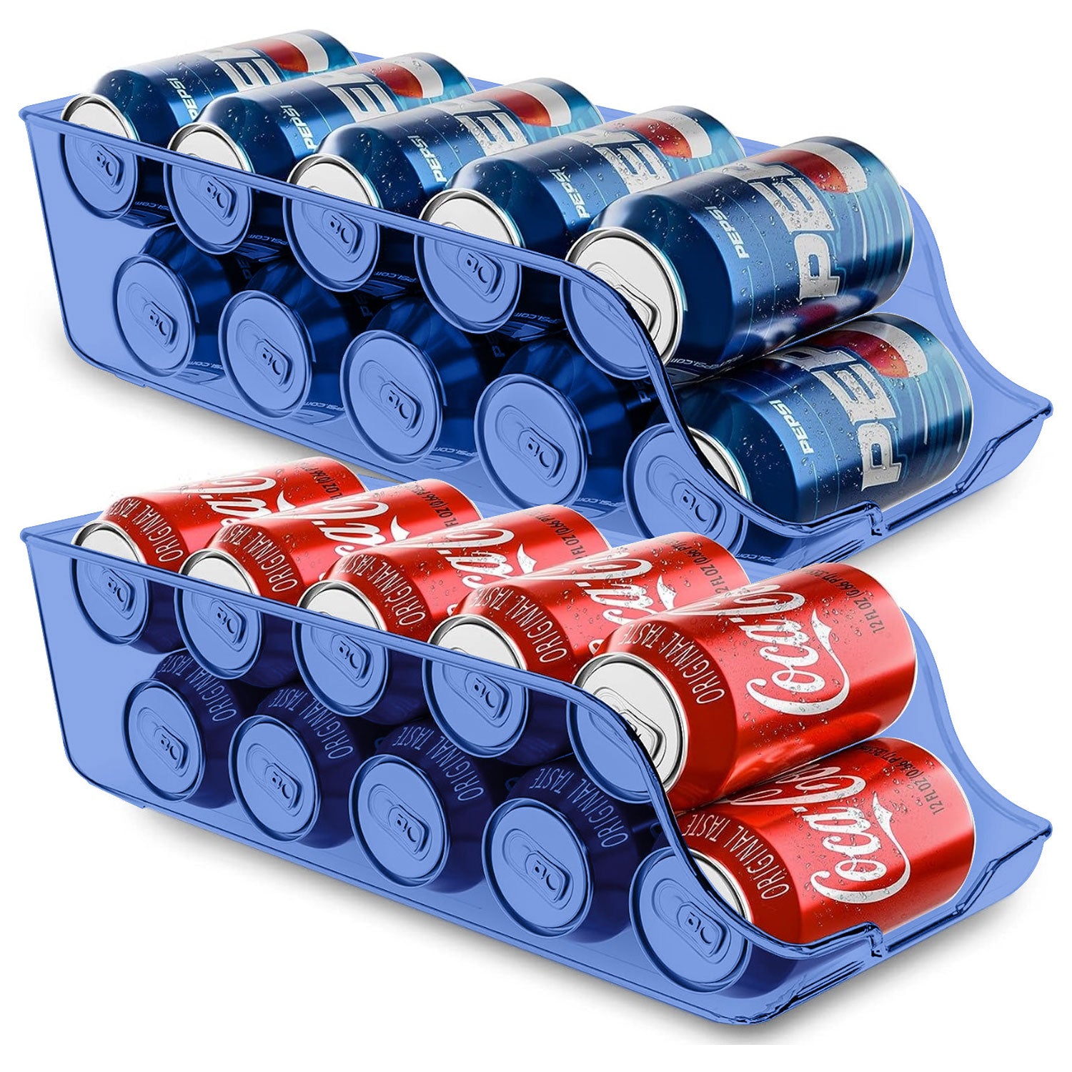 Soda Can Dispenser For Refrigerator Clear Can Organizer