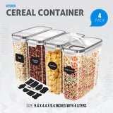 Cereal Containers Storage - Airtight Food Storage Containers & Cereal Dispenser Fast Forward