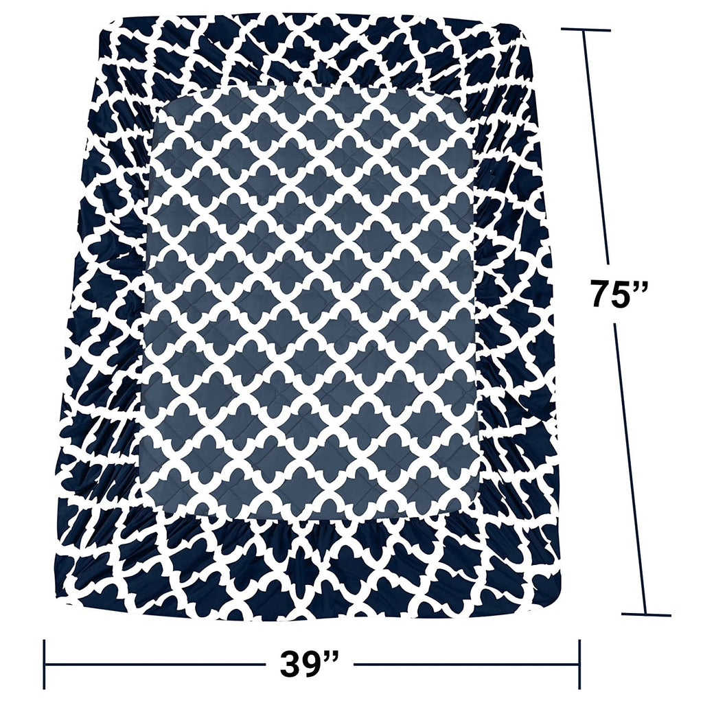 Plush Quilted Mattress Pad with Soft Fibrefill Elastic Fitted Mattress Topper Protector and Cover with Deep Pocket Stretches up to 16 Inches Fast Forward