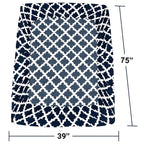 Plush Quilted Mattress Pad with Soft Fibrefill Elastic Fitted Mattress Topper Protector and Cover with Deep Pocket Stretches up to 16 Inches Fast Forward