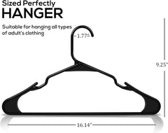 Plastic Hangers for Clothes Space Saving Notched Hangers Pack of 10 Fast Forward