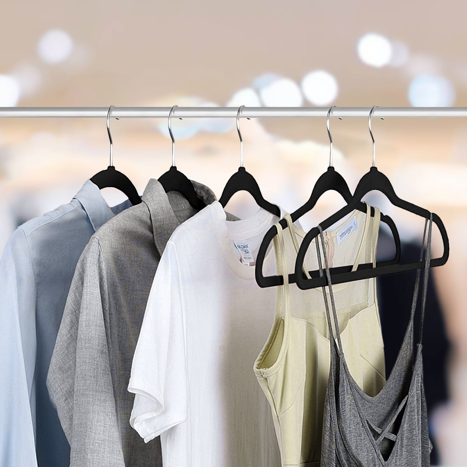 Premium Velvet Hangers Non-Slip Durable with 360 Degree Rotatable Hook 10 Pack Fast Forward