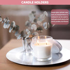 3.7-Inch Clear Plastic Acrylic Cylinder Vases - Versatile Centerpieces for Home, Weddings & Parties