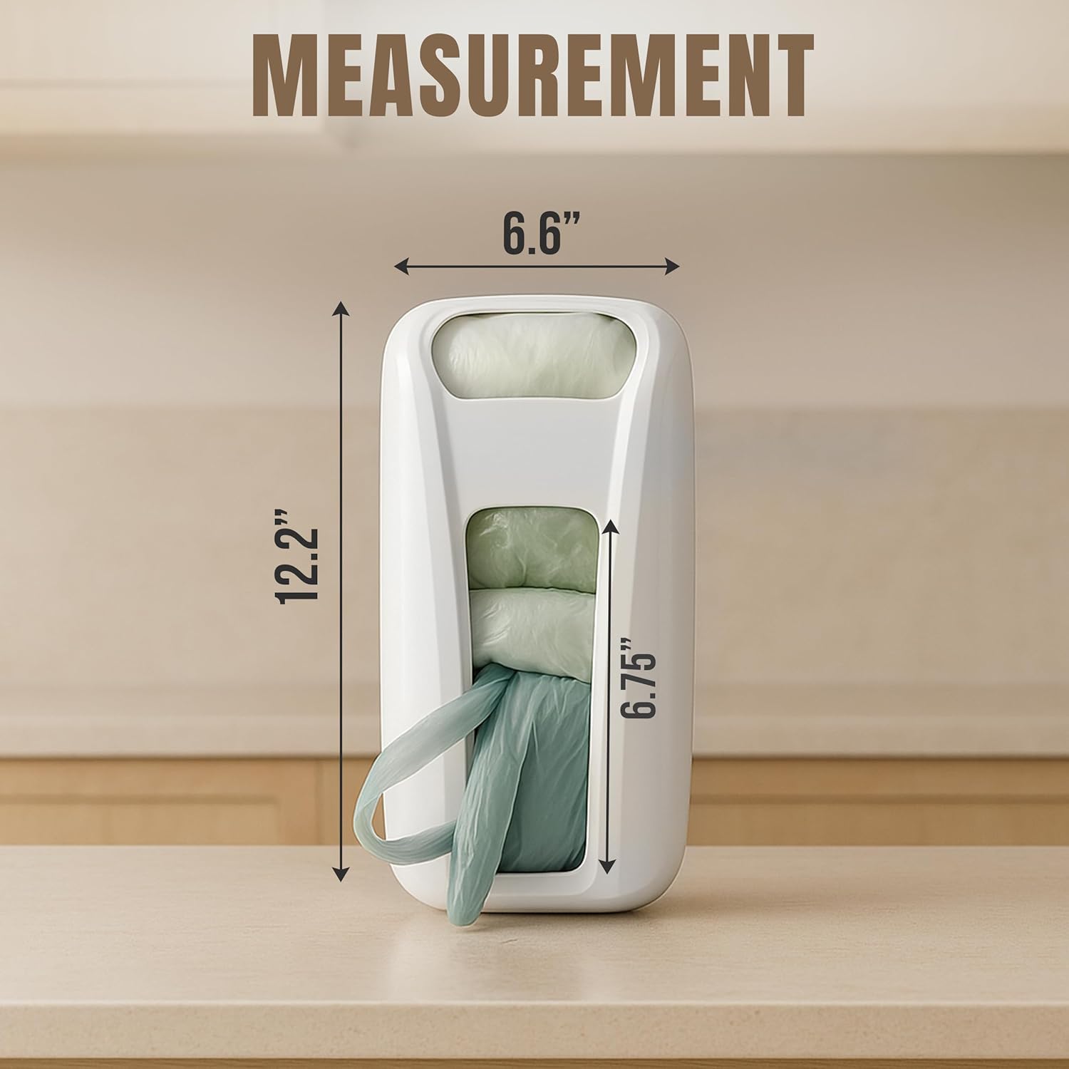 Plastic Bag Holder For Grocery Bags, Durable Plastic Bag Organizer Wall Mount, Storage Organizer & Saver for Grocery, Shopping & Trash Bags, Fast Forward