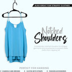 Kids Hangers Pack of 20, Non-Slip Durable Space-Saving Plastic Clothes Hangers for Baby, Toddler & Children’s Wardrobe
