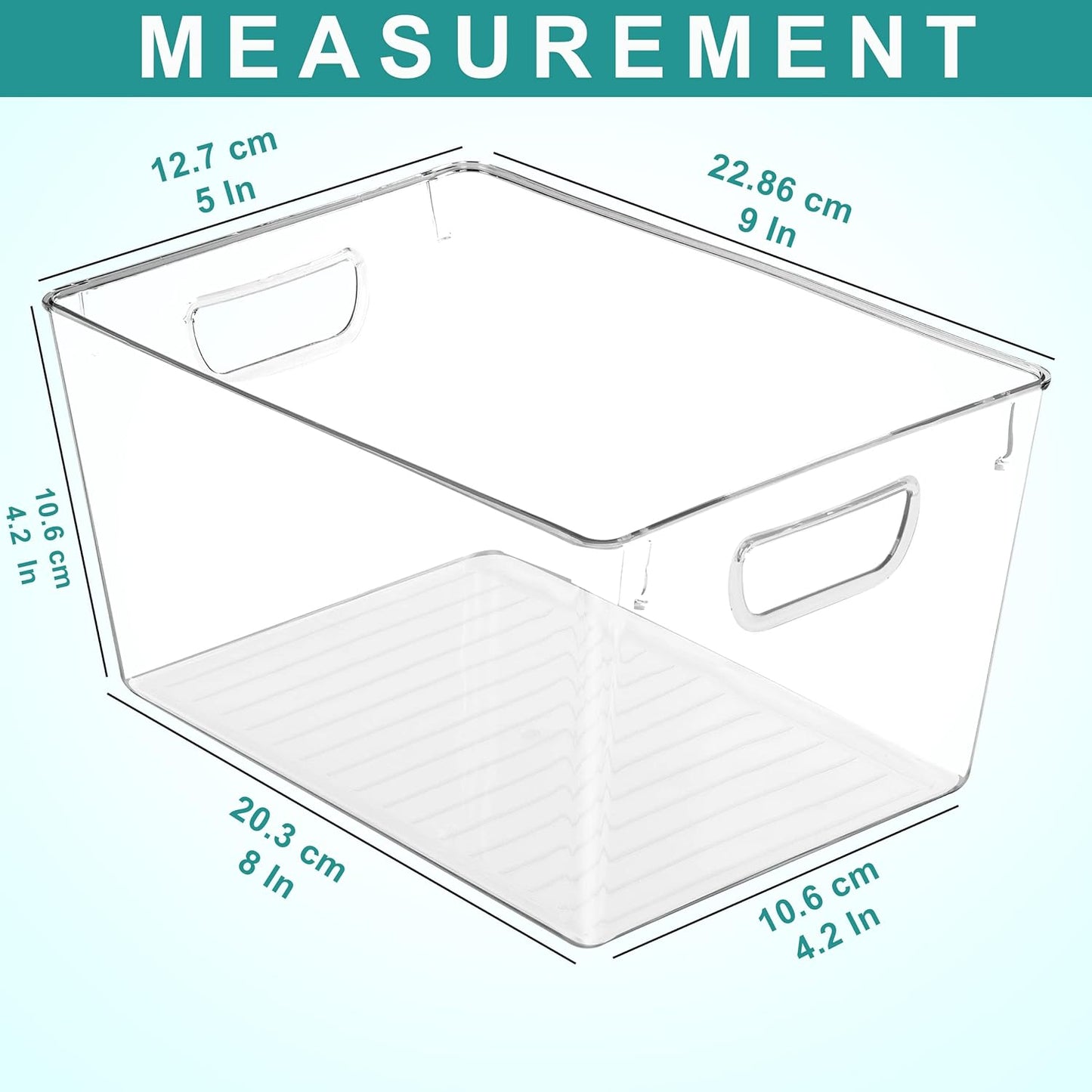 Fast Forward Organizer Bins Clear Fridge Organization