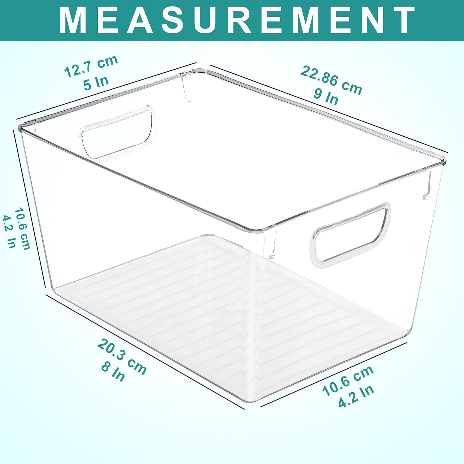 Fast Forward Organizer Bins Clear Fridge Organization