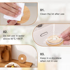 16oz Acrylic Sipper Tumbler with Bent Straw – BPA Free, Airtight Wooden Lid, Crystal Clear Body – Durable & Stylish Cup for Home, Office, Picnic, Outdoor Parties