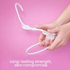 Plastic Hangers for Clothes Pack of 12, Space Saving Notched Wardrobe Hangers for Shirts, Dresses & Daily Use
