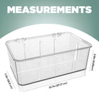 Tea Bag Organizer Stackable with Clear Top Lid, Kitchen Cabinet Pantry Storage Box for Tea Bags & Coffee Pods