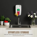 Plastic Bag Holder For Grocery Bags, Durable Plastic Bag Organizer Wall Mount, Storage Organizer & Saver for Grocery, Shopping & Trash Bags, Fast Forward