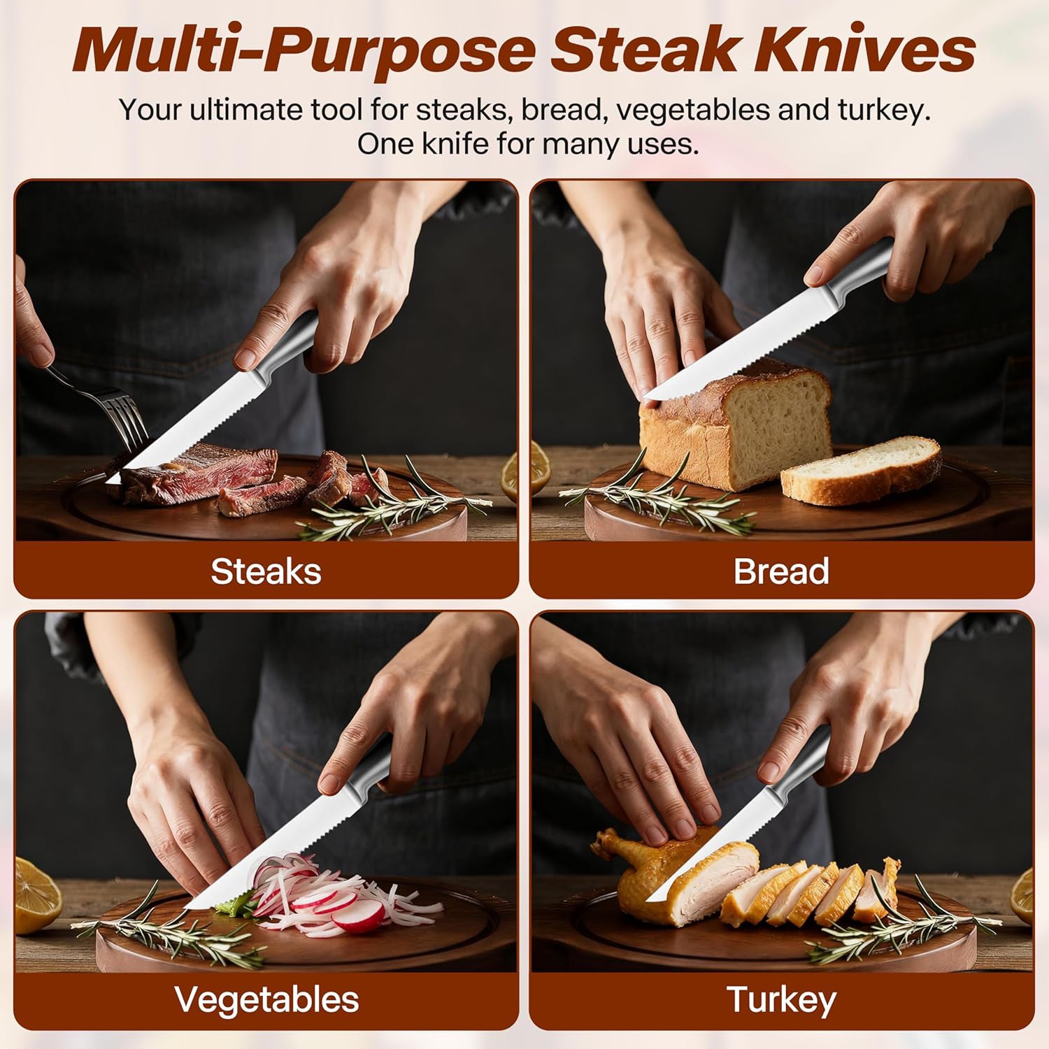 Fast Forward Premium Stainless Steel Kitchen Knife