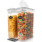 4 liter cereal container airtight food storage dispenser for kitchen pantry home use view