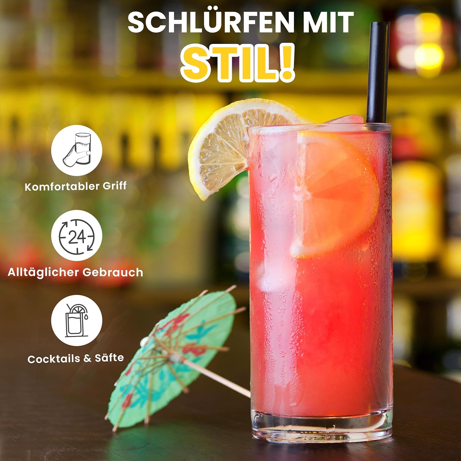 Unbreakable Plastic Tumblers (Set of 6) Large-474ml BPA-Free Acrylic Glasses for Home & Outdoors - Stackable, Reusable, Lead-Free, and Dishwasher Safe - Clear Plastic Drinking Glasses