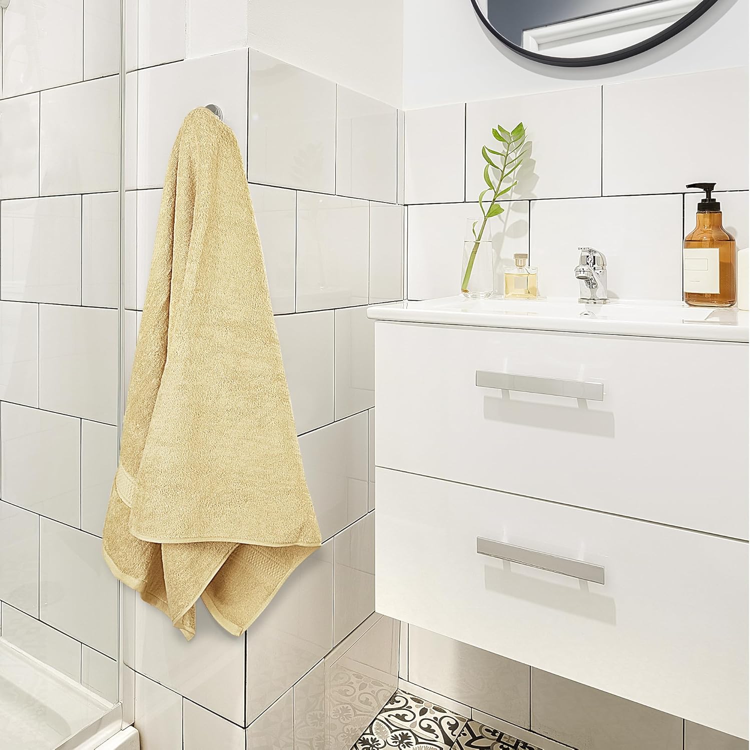 Bath Towel Premium Cotton Luxury Bath Sheet 27 X 54 inches Pack of 2