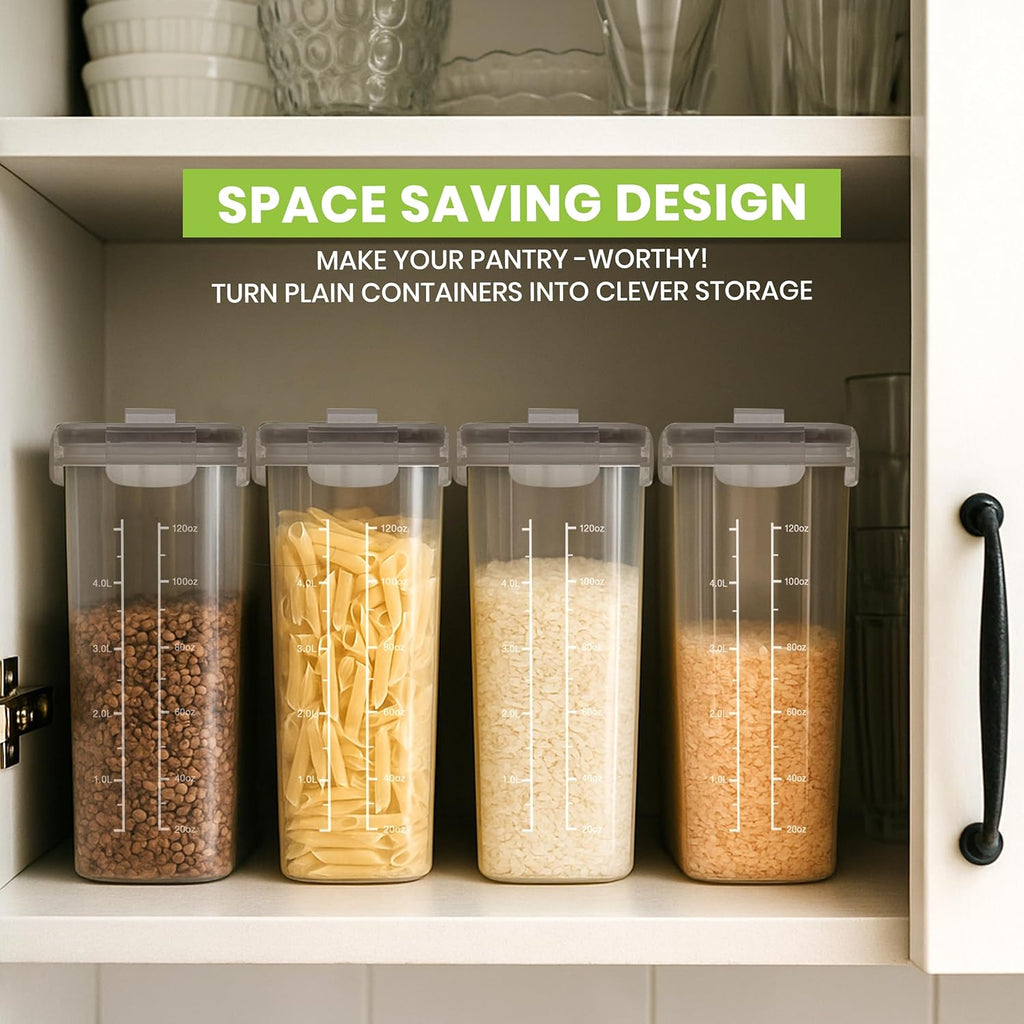 Cereal Containers Storage - Airtight Food Storage Containers & Cereal Dispenser