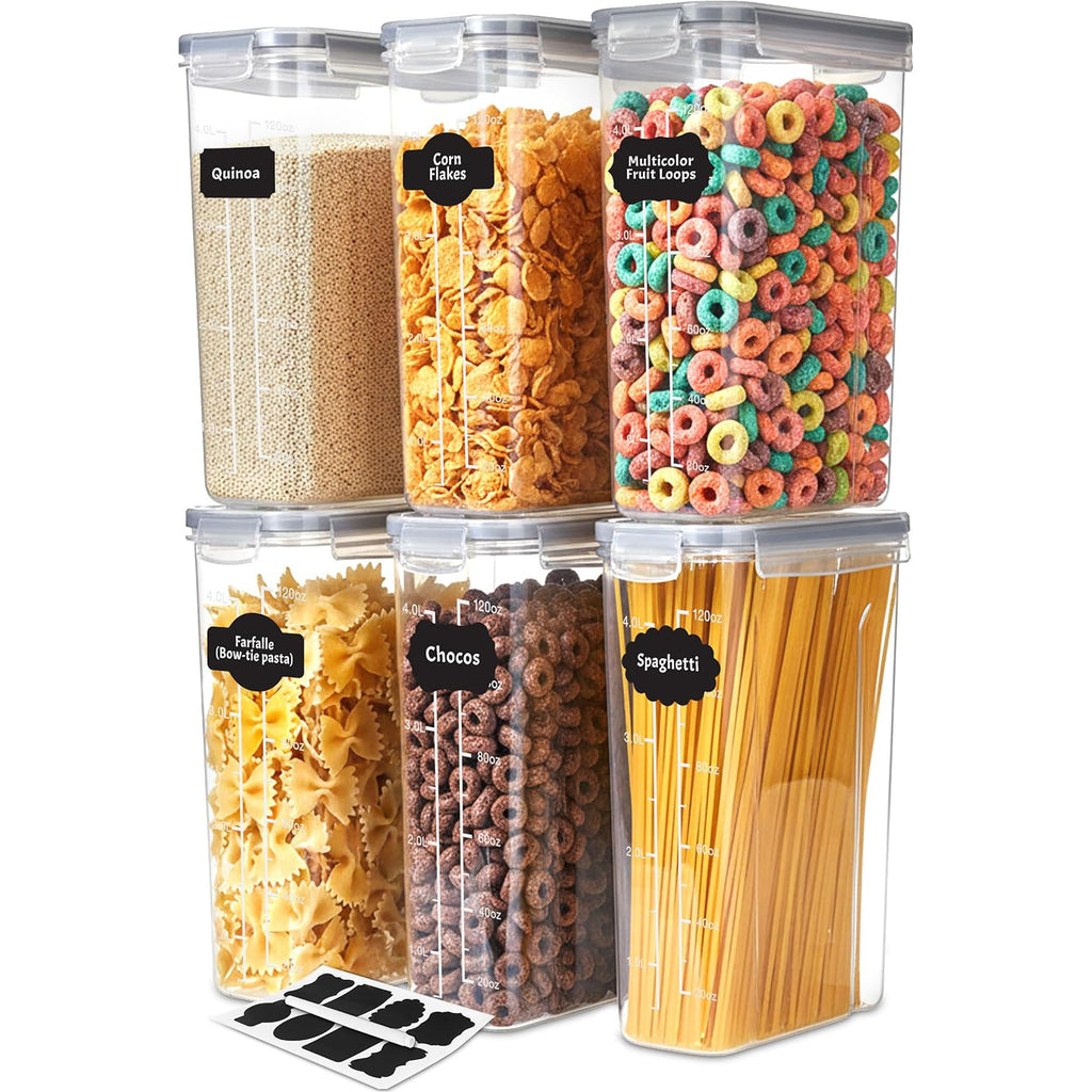 Cereal Containers Storage - Airtight Food Storage Containers & Cereal Dispenser