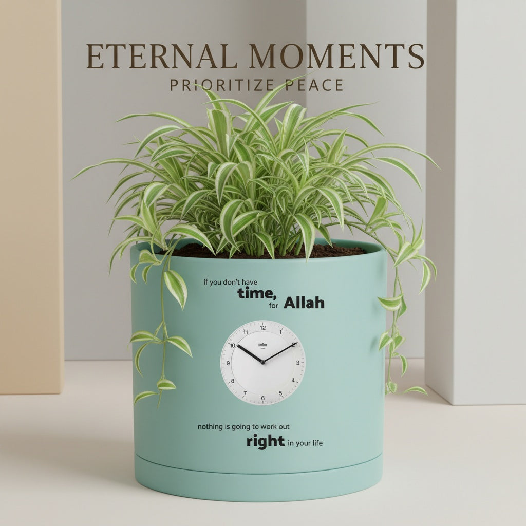 Modern Art Planter Pots with Drainage & Saucer 6-Inch – Custom Trendy Designs