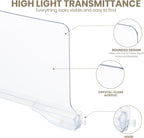 Acrylic Shelf Dividers for Closet Organization - Closets Shelf and Closet Separator for Storage and Organization - No Installation Required (Clear) Fast Forward