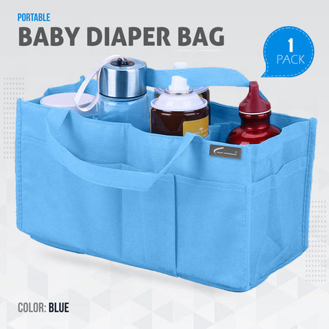 Diaper Caddy Organizer: Foldable Storage Bag with Multi Pockets and Flexible Compartments Fast Forward