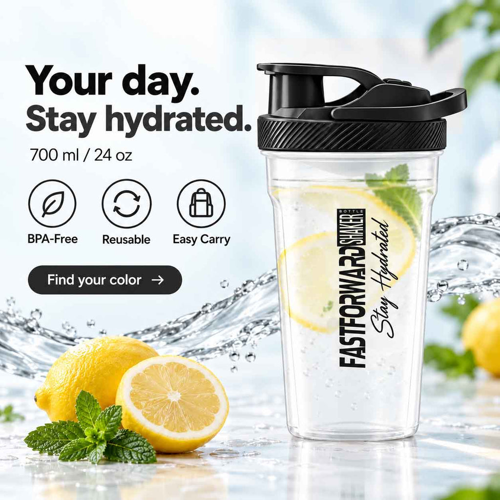 Fast Forward Water Bottle 700ml / 24oz – BPA-Free & Leakproof