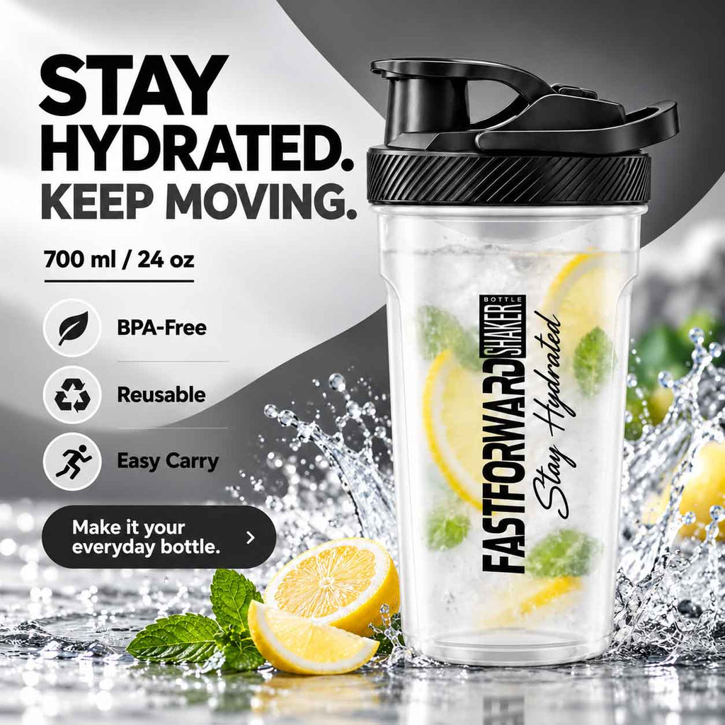 Fast Forward Water Bottle 700ml / 24oz – BPA-Free & Leakproof
