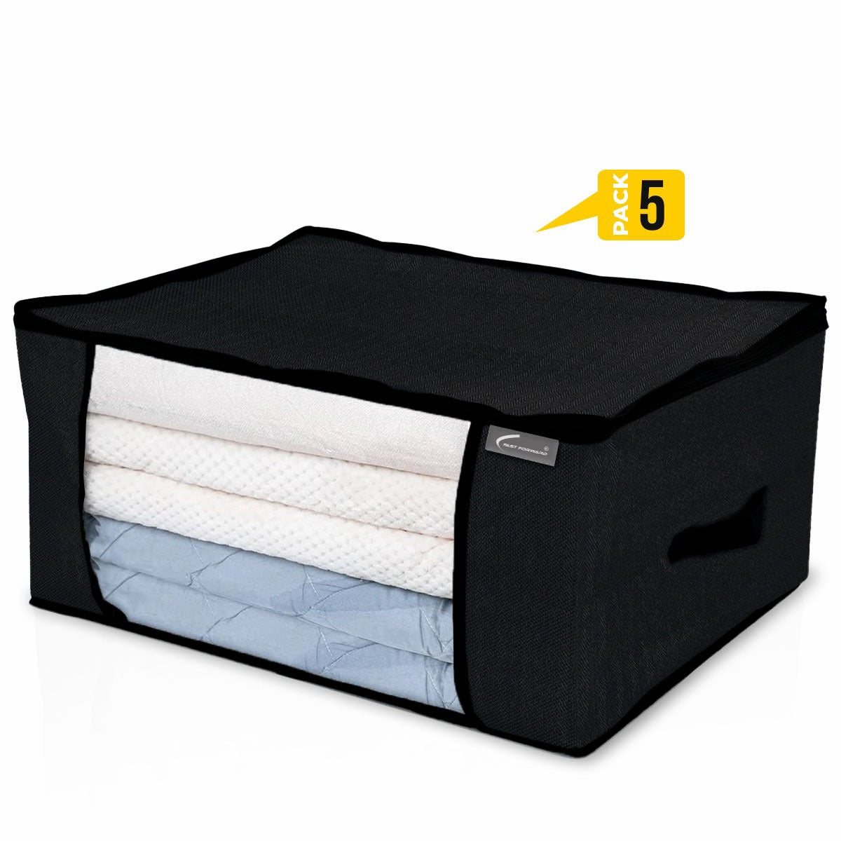 Organizer Bag Two-Way Zippers Cloth Storage Bag Water-resistant Wardrobe Space Saver HIgh Quality Non-Woven Fabric Fast Forward