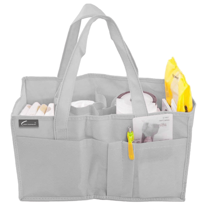 Diaper Caddy Organizer: Foldable Storage Bag with Multi Pockets and Flexible Compartments Fast Forward