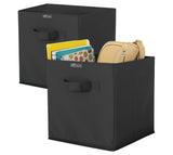Fast Forward Collapsible Storage Cubes - Sturdy Bins with Handles | Non-Woven Fabric Fast Forward