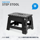 Foldable Step Stool for Kids 11 Inches Wide and 8 Inches Tall Holds Up to 136 kg light weight Fast Forward