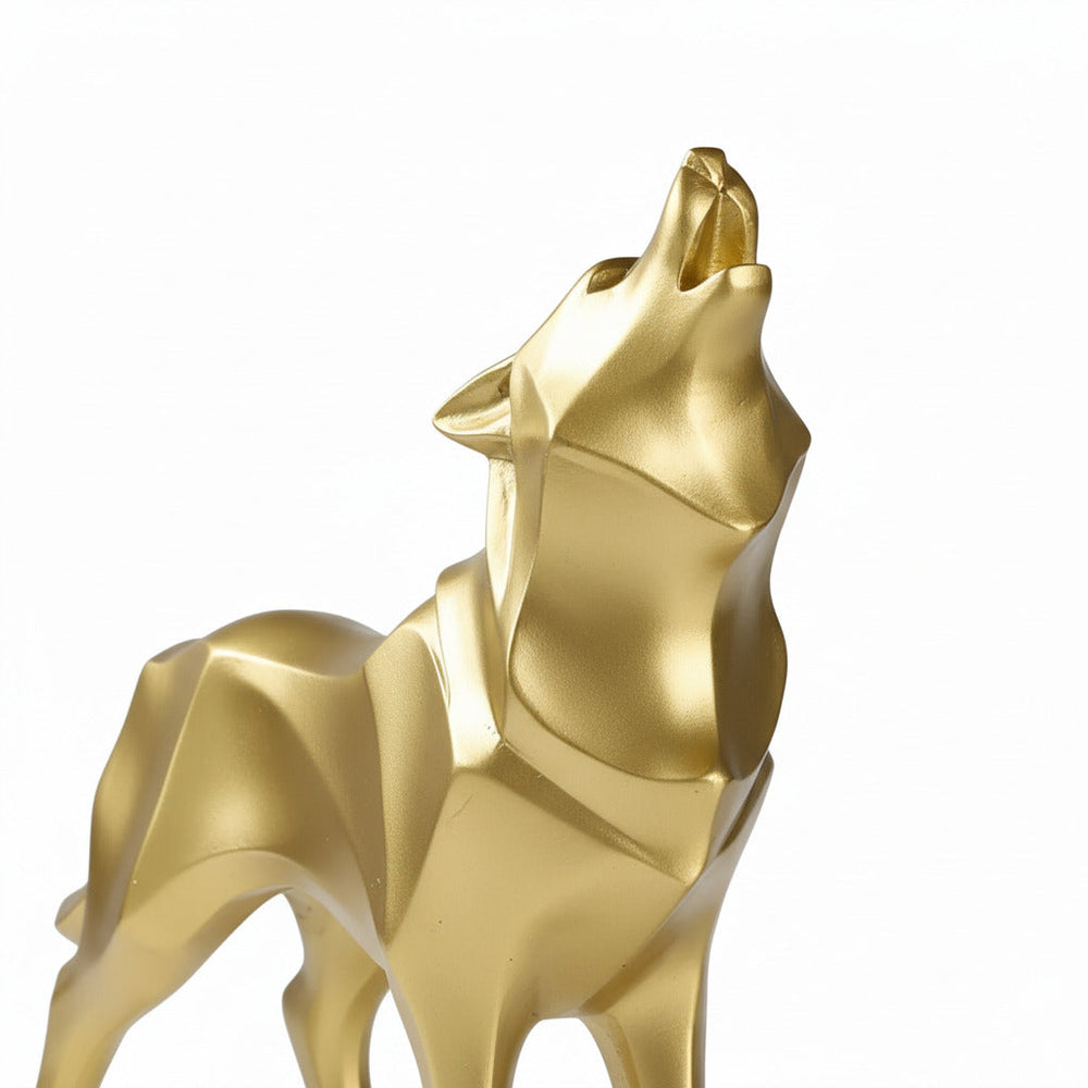 Nordic Miniature Wolf Figurine - Exquisite Animal Ornament for Bedroom & Desktop Fast Forward