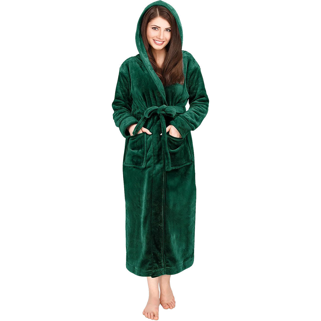 Bathrobes For Women Fleece Hooded Dressing Gown Fast Forward Bathrobes For Women Fleece Hooded Dressing Gown Fast Forward