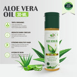 Land Secret AAloe Vera Oil - for Nourishing Skin, Hair, and Body | Pure, Organic, and Edible