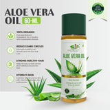 Aloe Vera Oil - for Nourishing Skin, Hair, and Body | Pure, Organic, and Edible Land Secret