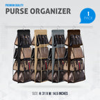 Fast Forward 8-Pocket Handbag Hanging Organizer
