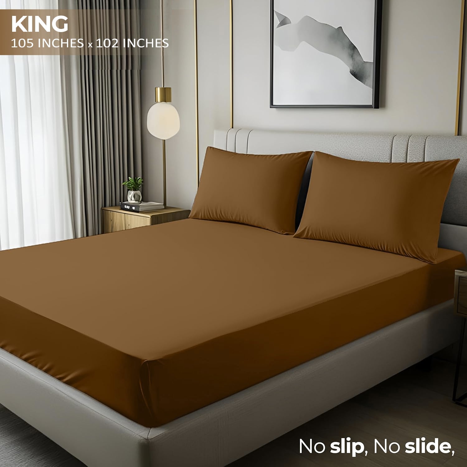 3 Piece Bed Sheets, Soft and Breathable Microfiber, Includes 1 Flat Sheet and 2 Pillowcases Fast Forward