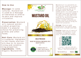 Premium Sarso (Mustard) Oil for Hair and Skin - Natural and Nourishing Land Secret